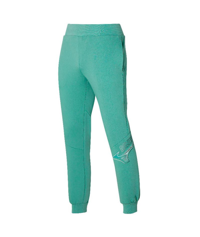 Calça Running Mizuno por RB Sweat Green Homem