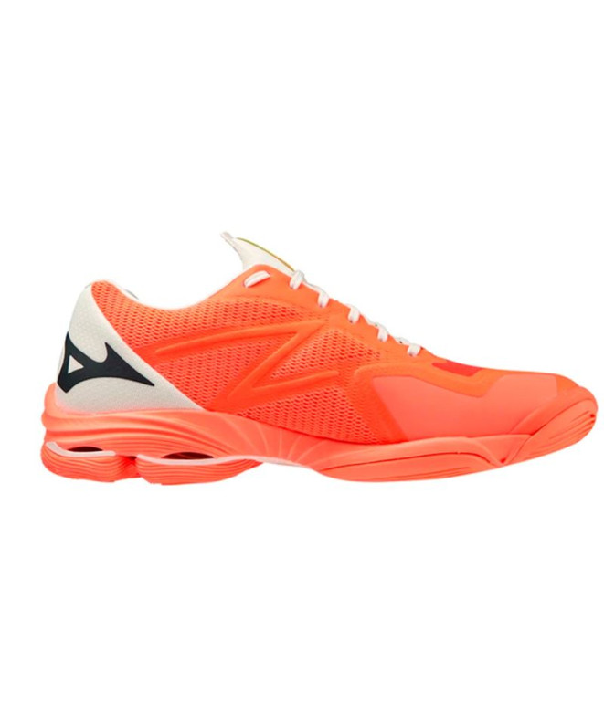Chaussures par Volley-ball Mizuno Wave Lightning Z7 Fluor Orange