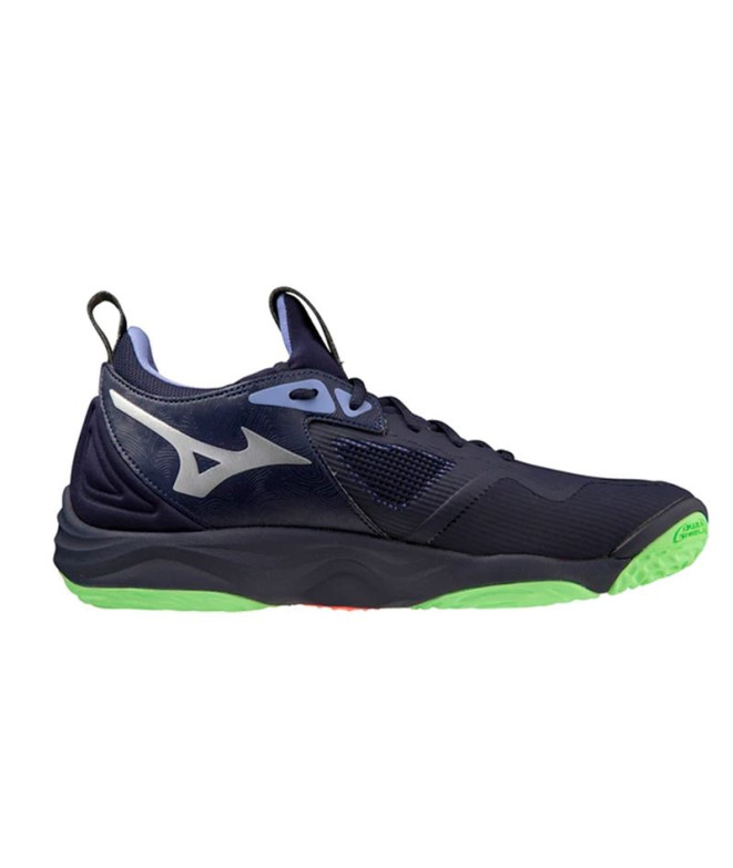 Chaussures par Volley-ball Mizuno Wave Momentum 3 Bleu