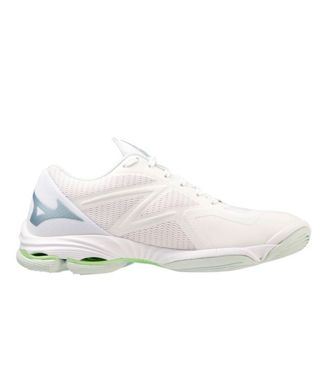 Sapatilhas Voleibol Mizuno de Wave Dimension White Mulher