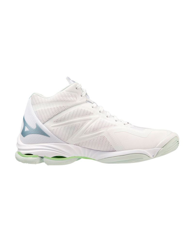 Sapatilhas por Voleibol Mizuno Wave Lightning Z7 Mid White Mulher