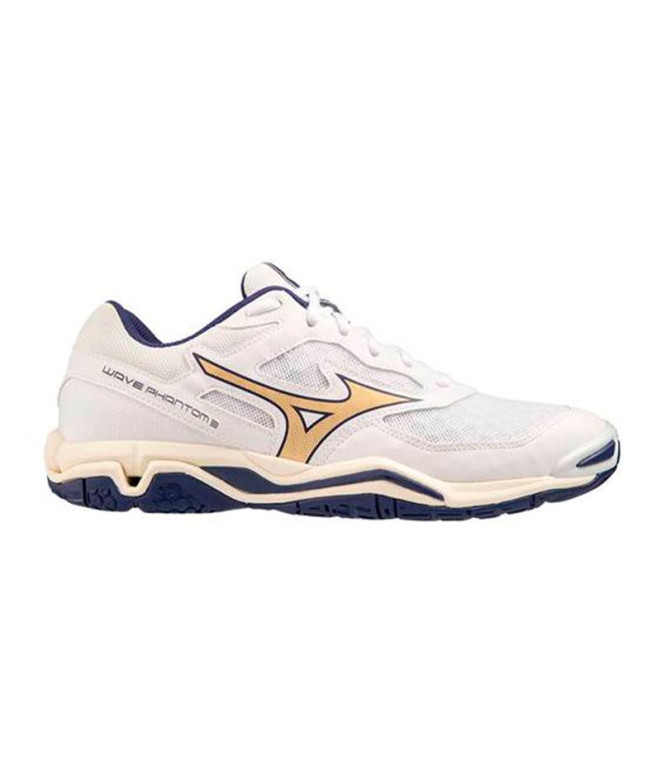 Chaussures Handball Mizuno de Wave Phantom 3 Blanc