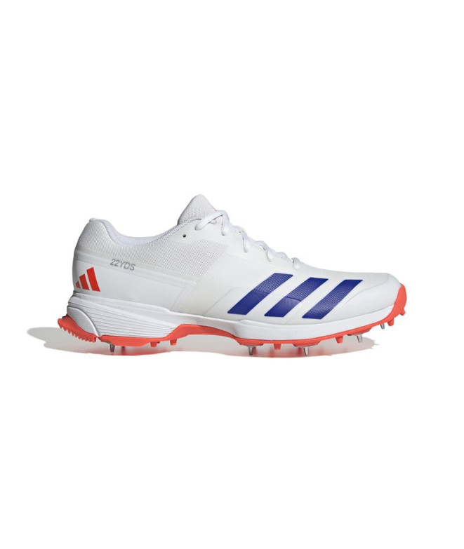 Chaussures cricket adidas 22Yds Homme Blanc