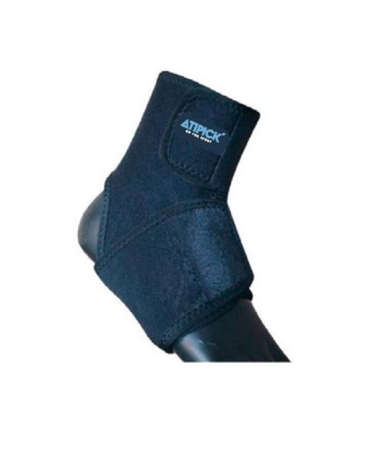 Apoio de tornozelo em neopreno Atipick Ajustável por velcro