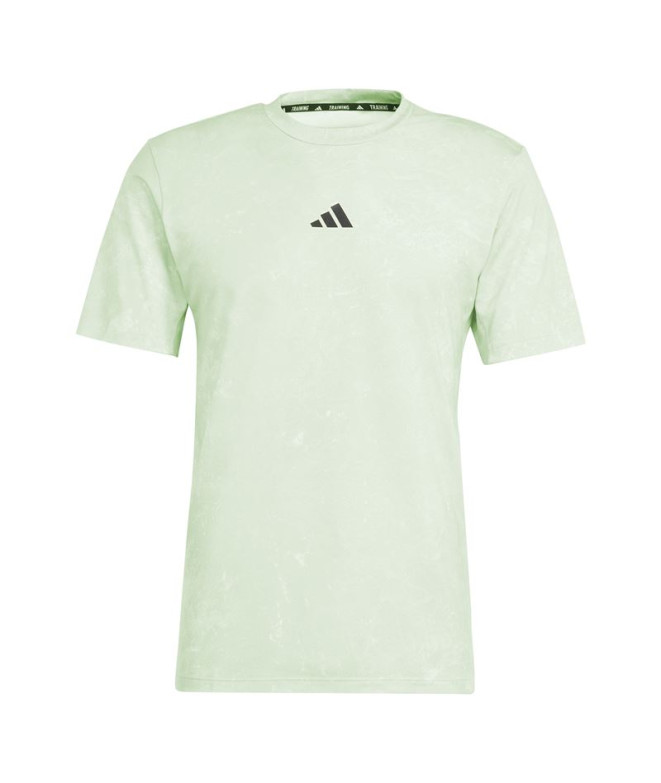Camiseta de Fitness adidas Essentials Workout Power Hombre Verde