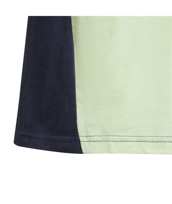 Camiseta adidas 3 Bnadas Infantil Azul