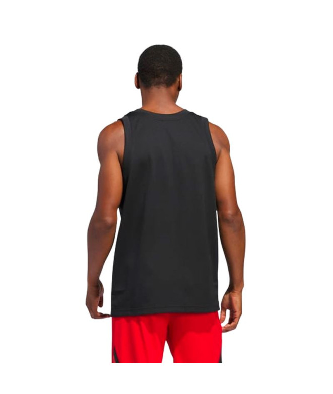 Camiseta de Baloncesto adidas Legends Hombre Negro