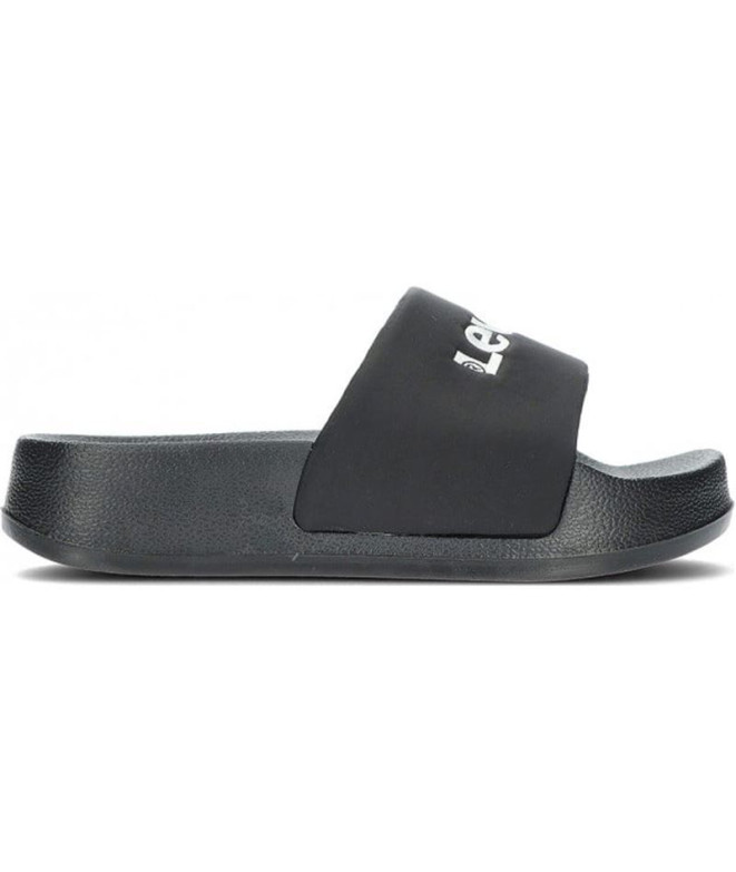 Chanclas Levis June S Bold Padded Mujer Negro