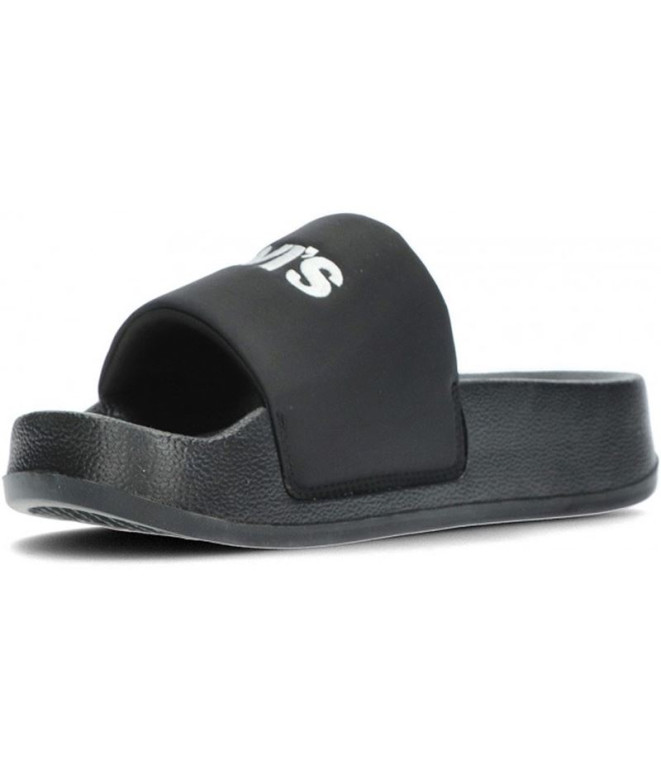Chinelos Levis June S Bold Padded Mulher Preto