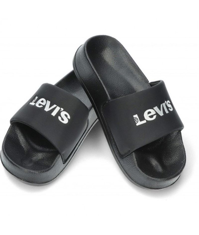 Chinelos Levis June S Bold Padded Mulher Preto