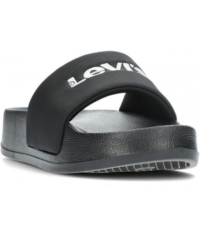 Chinelos Levis June S Bold Padded Mulher Preto