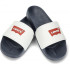Chinelos Levis June Batwing Patch Homem Branco