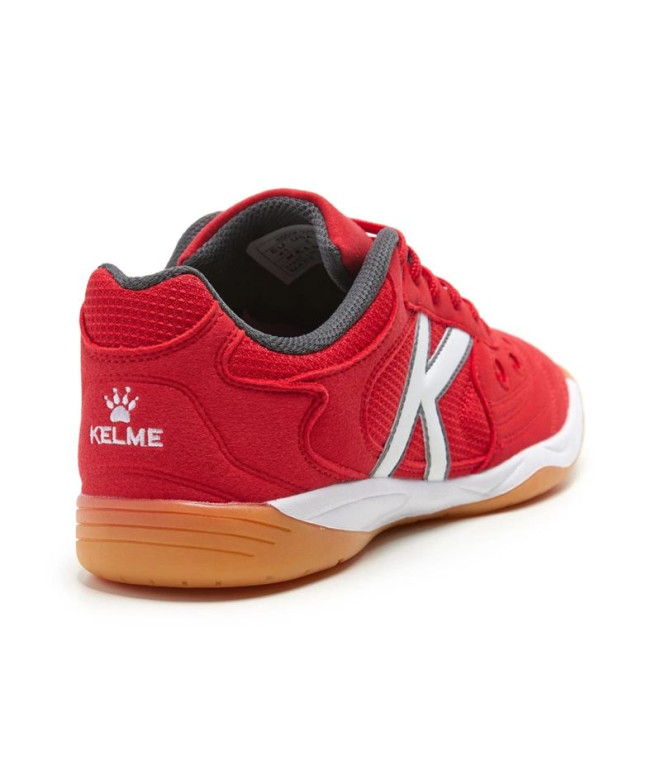 Chaussures de football Sala Kelme Coupe rouge...