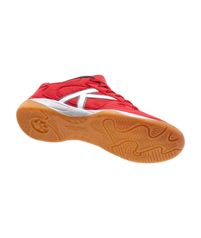 Chaussures de football Sala Kelme Coupe rouge...