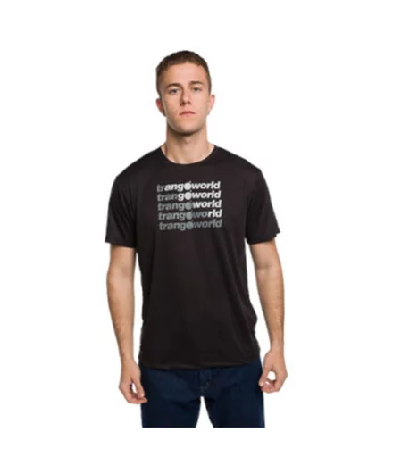 T-shirt de Montagne Trangoworld Arbas Homme Noir