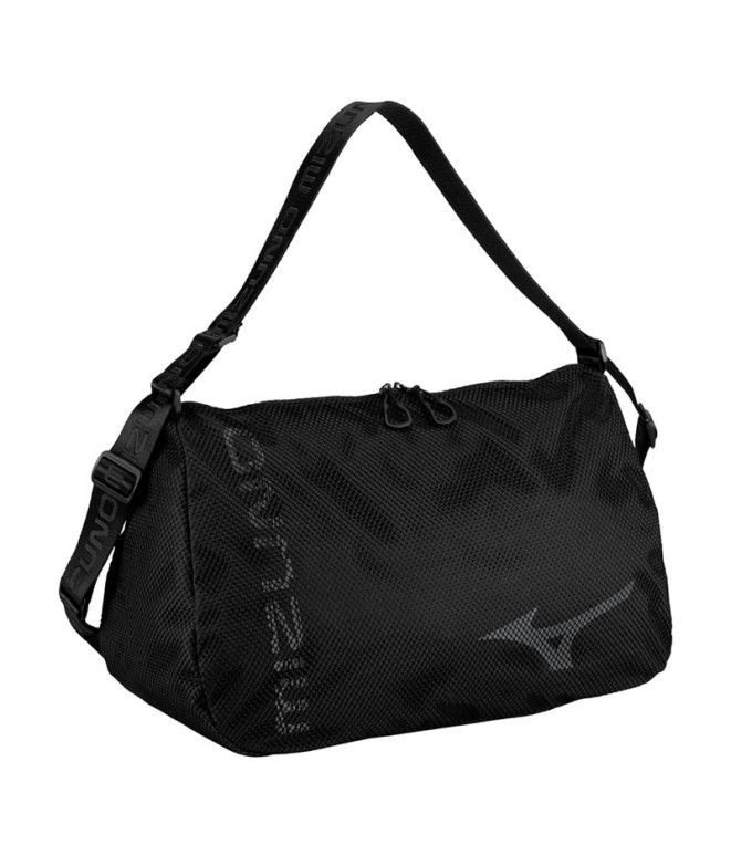 Saco de desporto de Fitness Mizuno Mesh Holdall 30 Black Unissex