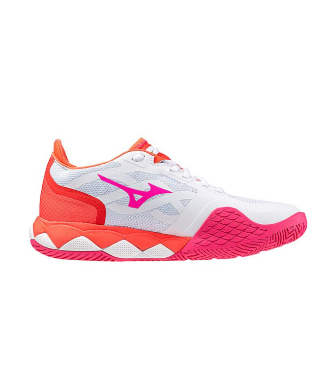 Chaussures Tennis  Mizuno Wave Enforce Tour Ac Femme White