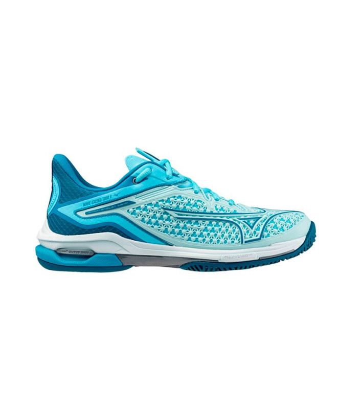 Sapatilhas por Pádel Mizuno Wave Exceed Tour 6 Ac Mulher Azul