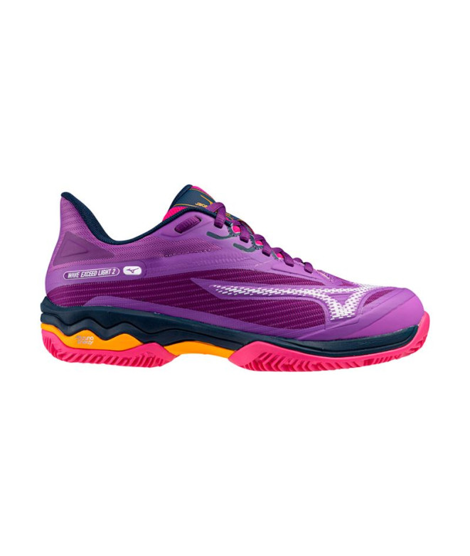 Sapatilhas by Pádel Mizuno Wave Exceed Light 2 Padel Mulher Purple