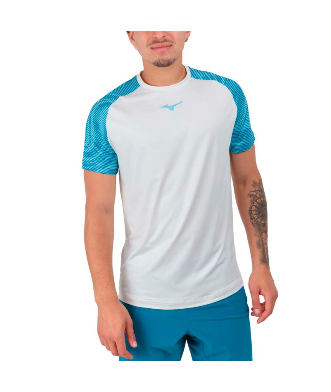 Camiseta por Pádel Mizuno Charge Shadow Homem Branco