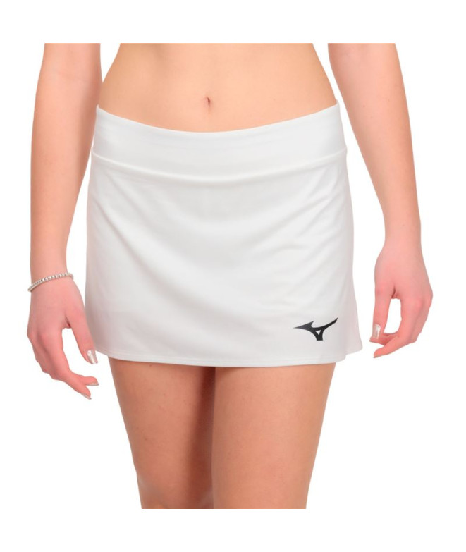 Saia de Tênis Mizuno Flex Branco Mulher