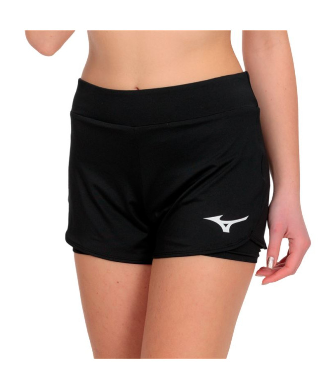 Pantalon de Tennis Mizuno Flex Noir Femme