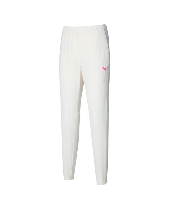 Pantalons de Pádel Mizuno Charge Imprimé Femme Blanc