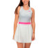 Robe de Tennis Mizuno Charge Imprimé Femme Blanc