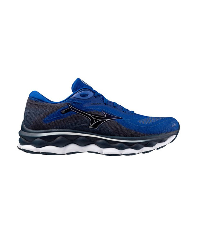 Chaussures De Running Mizuno Wave Sky 7 Homme Blue