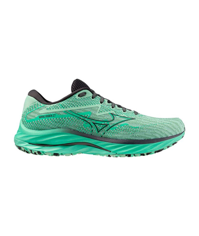 Chaussures De Running Mizuno Vague Rider 27 Homme Vert