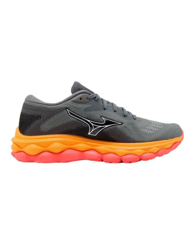 Chaussures De Running Mizuno Wave Sky 7 Femme Dark Grey