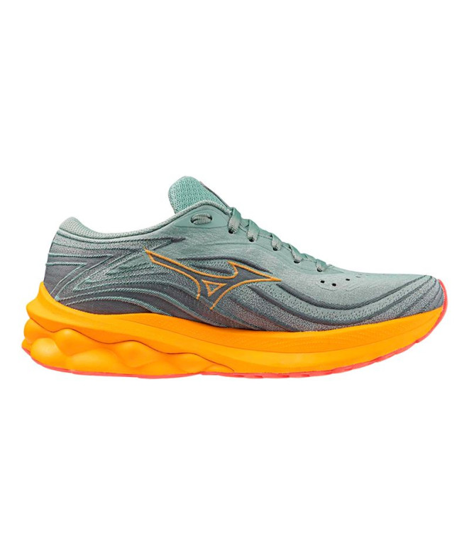 Chaussures De Running Mizuno Wave Skyrise 5 Femme Grey