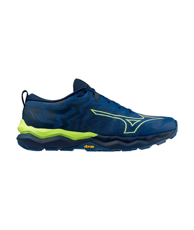 Sapatilhas De Trail Mizuno Wave Daichi 8 Homem Azul