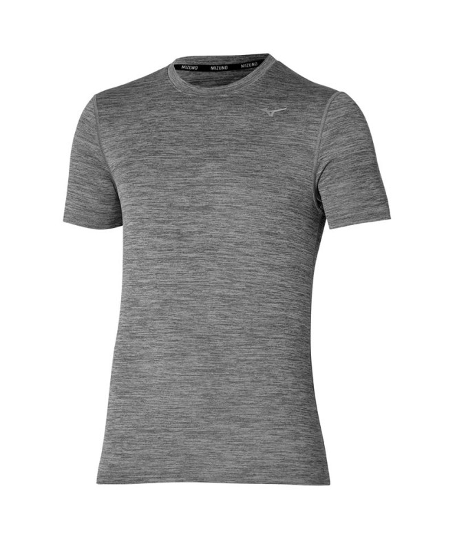 Camiseta by Fitness Mizuno Impulse Core Homem Cinzento