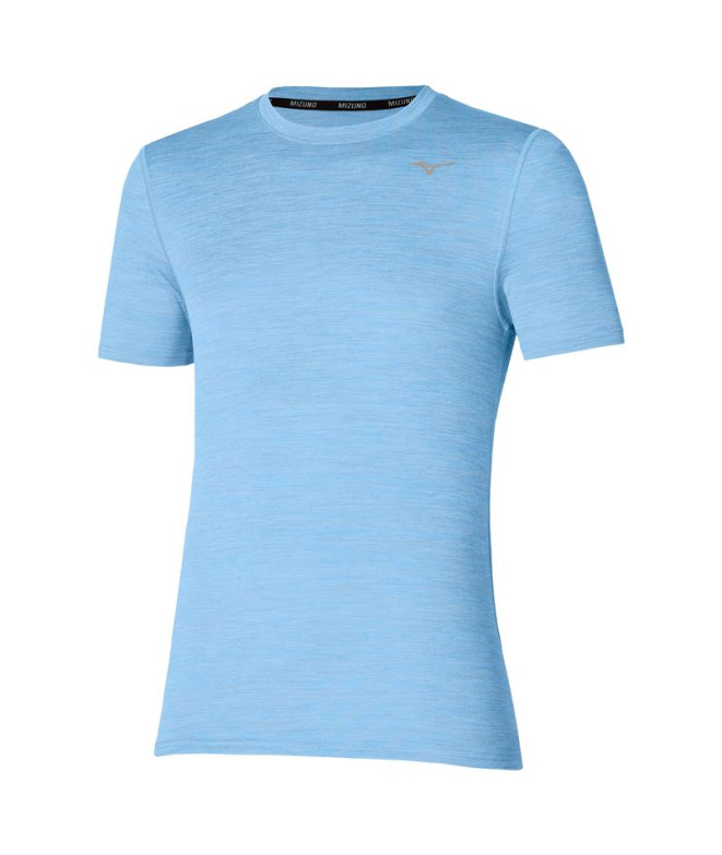 Camiseta de Fitness Mizuno Impulse Core Hombre Azul