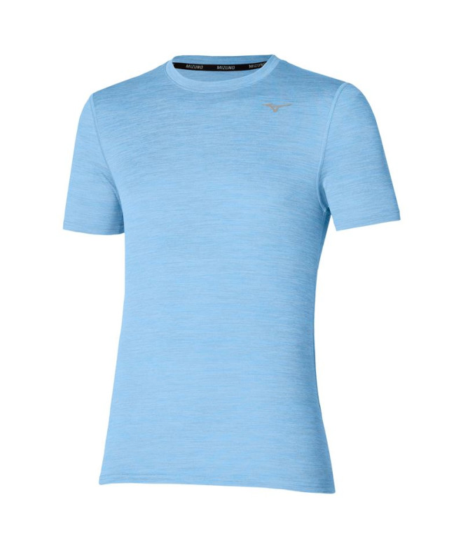 T-shirt par Fitness Mizuno Impulse Core Homme Bleu