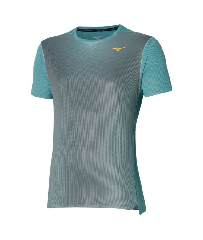 Camiseta de Running Mizuno Aero Homem Cinzento