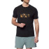 Camiseta de Running Mizuno Dryaeroflow Graphic Homem Preto