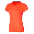 Camiseta de Running Mizuno Dryaeroflow Mujer Naranja