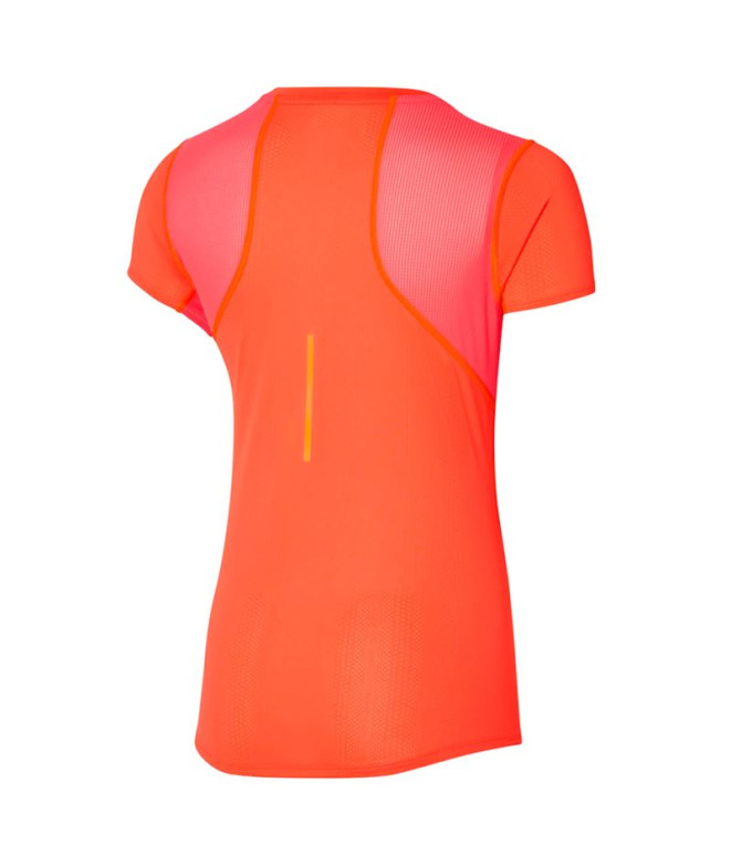 T-shirt de Running Mizuno Dryaeroflow Femme Orange