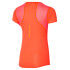Camiseta de Running Mizuno Dryaeroflow Mujer Naranja