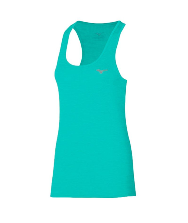 Camiseta by Running Mizuno Impulse Core Mulher Blue