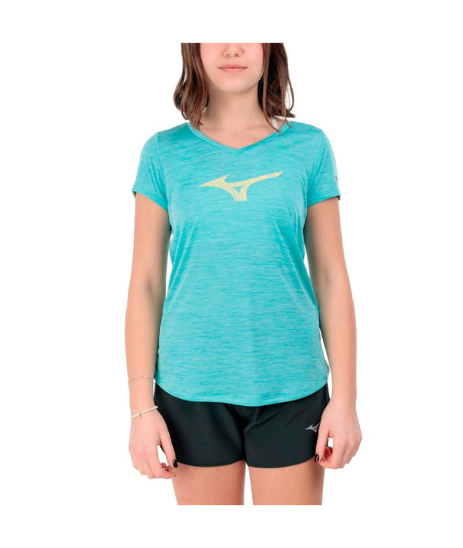 T-shirt by Running Mizuno Impulse Core Rb Femme Blue