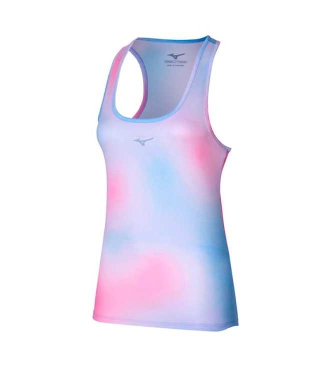 Camiseta Mizuno Impulse Core Graphic Mulher Azul