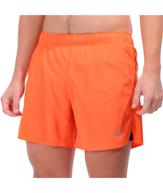 Calça de Running Mizuno Core 5.5 2In1 Homem Laranja