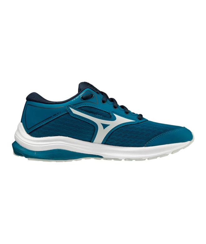 Chaussures de Running Mizuno Wave Rider 25 Jr Enfant Bleu/Teclips