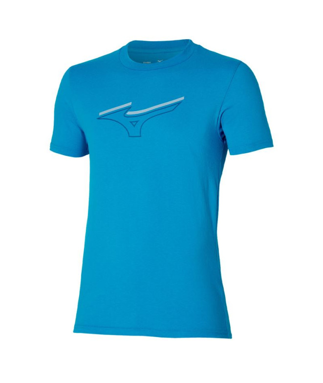 Camiseta de Running Mizuno Athletics Rb Hombre Azul