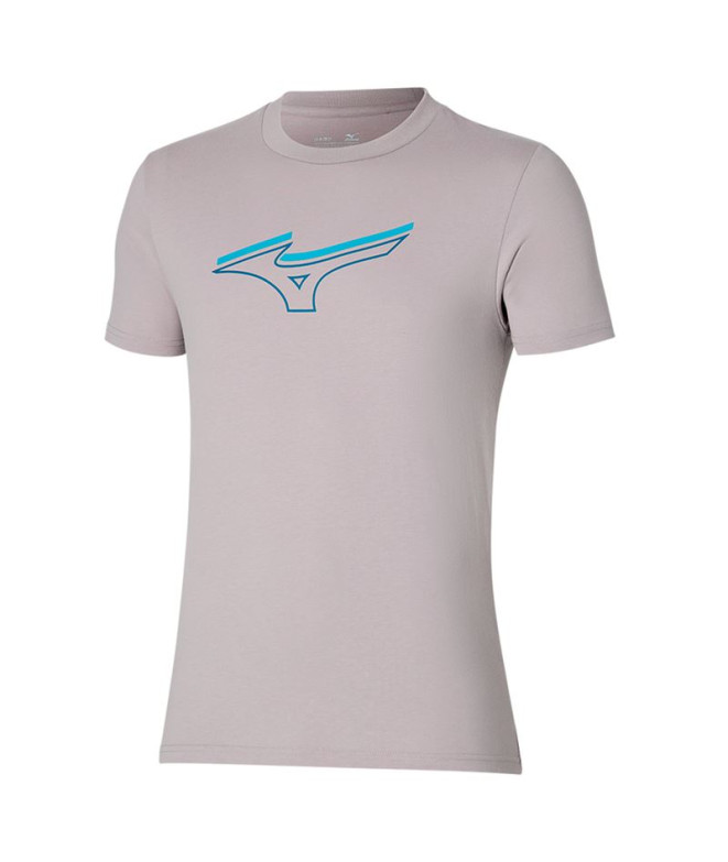 T-shirt par Running Mizuno Athletics Rb Homme Grey