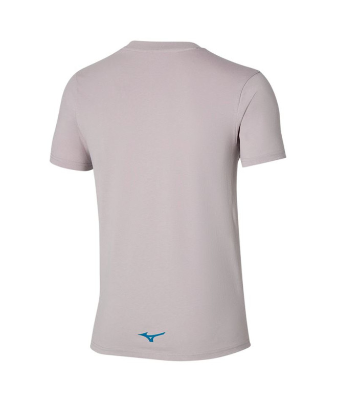 T-shirt par Running Mizuno Athletics Rb Homme Grey