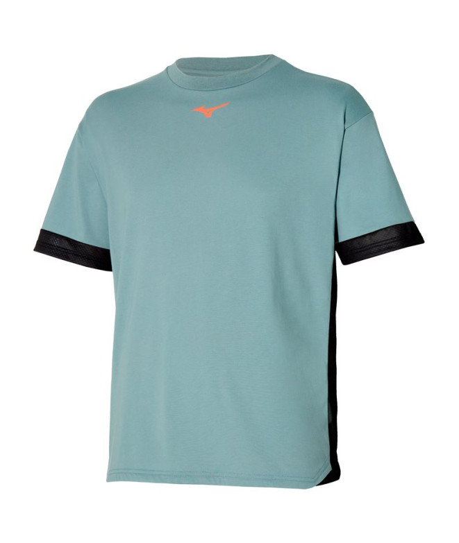 Camiseta De Running Mizuno Athletics Mesh Homem Cinzento